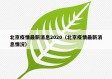 北京疫情最新消息2020（北京疫情最新消息情况）